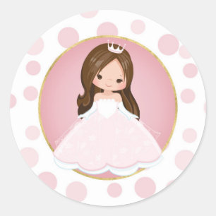 Adesivo Princesa cor-de-rosa triguenha
