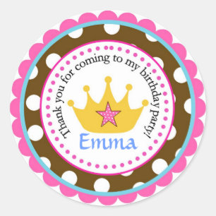 Adesivo Princesa Crown Labels