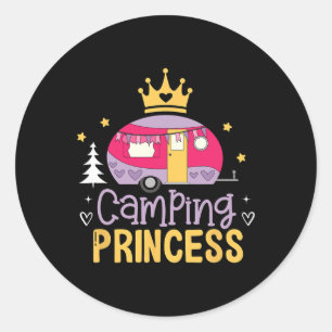 Adesivo Princesa de Acampamento Aventureira ao Ar Livre Ex