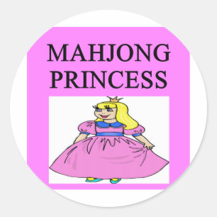 Adesivo Princesa de MAHJONG