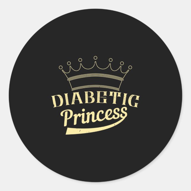 Adesivo Princesa diabética (Frente)