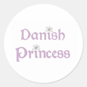 Adesivo Princesa do dinamarquês das margaridas