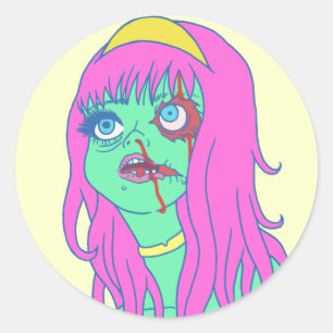 Adesivo Princesa do zombi