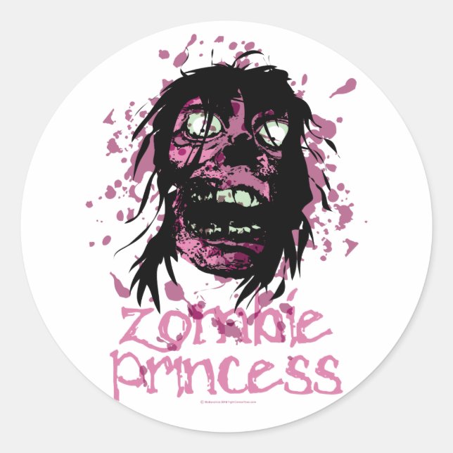 Adesivo Princesa do zombi (Frente)