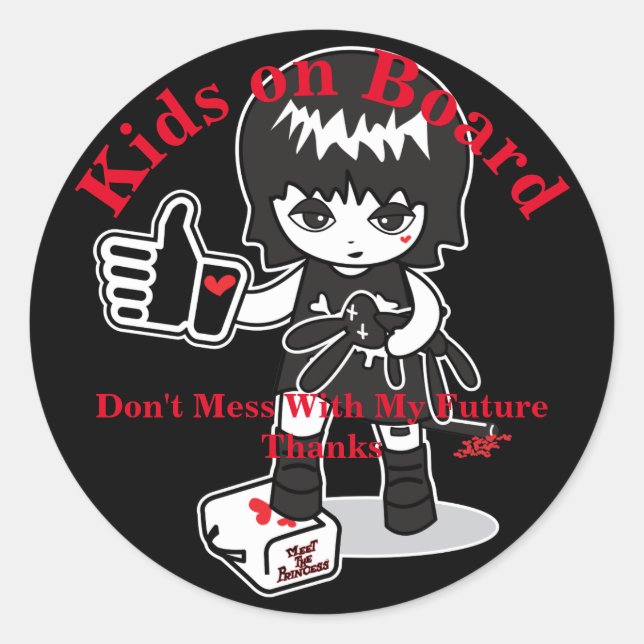 Adesivo Princesa em Conselho (Frente)