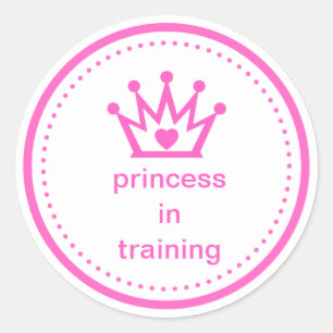 ADESIVO Princesa em treinamento