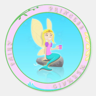 Adesivo Princesa Fairy Mermaid Stickers