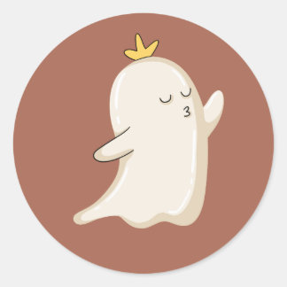 Adesivo Princesa Fantasma Soprando um Beijo