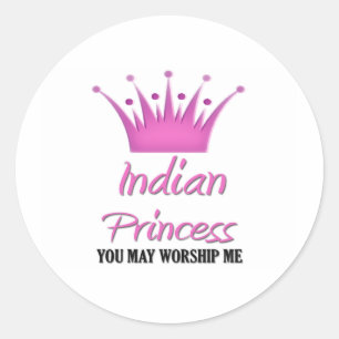 Adesivo Princesa indiana