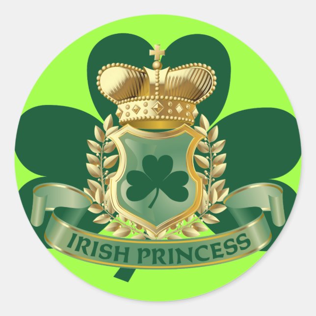 Adesivo Princesa irlandesa (Frente)
