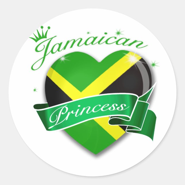 Adesivo Princesa jamaicana (Frente)