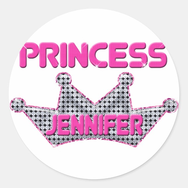 Adesivo Princesa Jennifer (Frente)