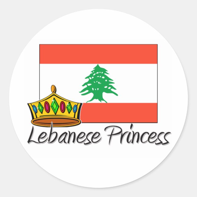 Adesivo Princesa libanesa (Frente)