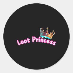 Adesivo Princesa Loot Garota Gamer Divertida Fofa Confortá