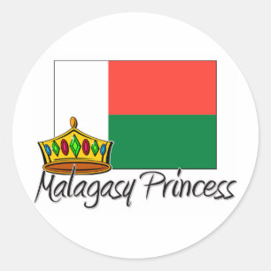 Adesivo Princesa malgaxe