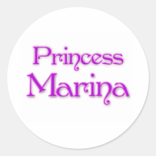 Adesivo Princesa Marina (Frente)