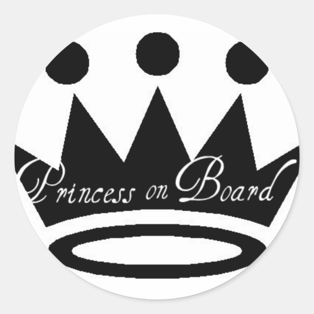 Adesivo Princesa no Conselho Sticker1 (Frente)