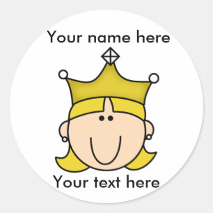 ADESIVO PRINCESA PERSONALIZADA LOURO