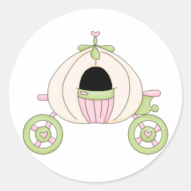 Adesivo Princesa Pumpkin Coach Sticker (Frente)