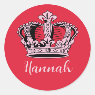 Adesivo Princesa Rainha Personalizável
