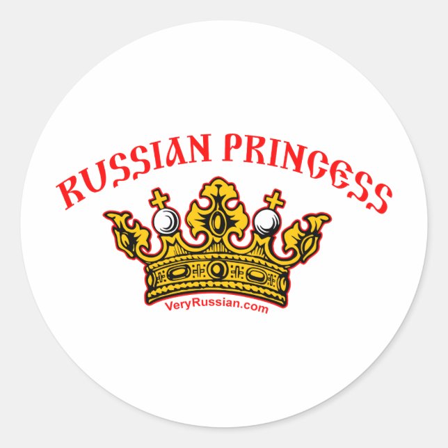 Adesivo Princesa Russa (Frente)