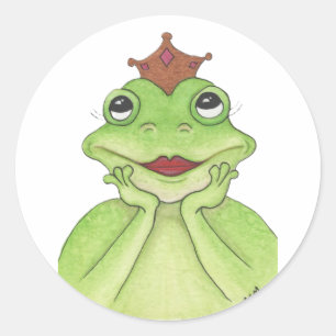 Adesivo Princesa sapo