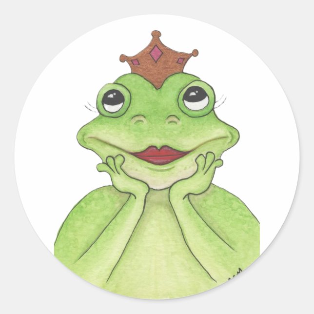 Adesivo Princesa sapo (Frente)