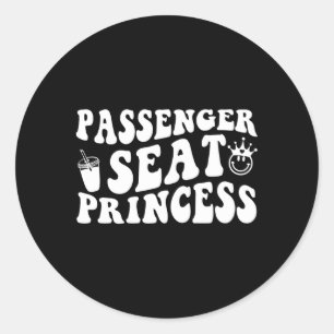 Adesivo Princesa Seat Passenger Amiga Princesa Passageiro