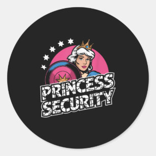 Adesivo Princesa Security Birthday Pai &amp; Mamãe Boys Br
