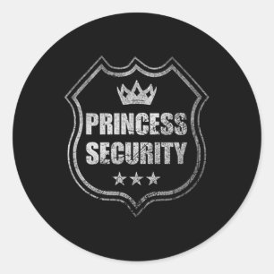 Adesivo Princesa Security Protection Festa de aniversário