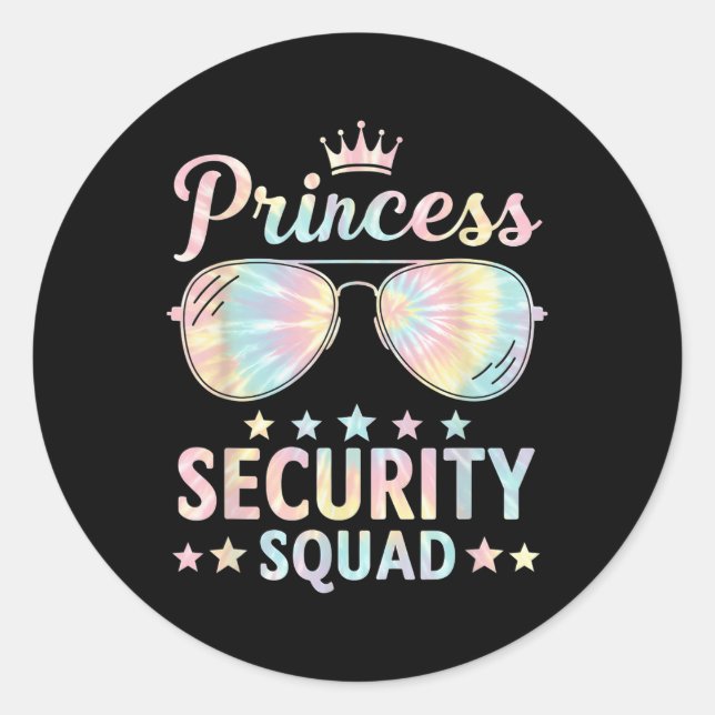 Adesivo Princesa Security Protection Retro Castle Matching (Frente)