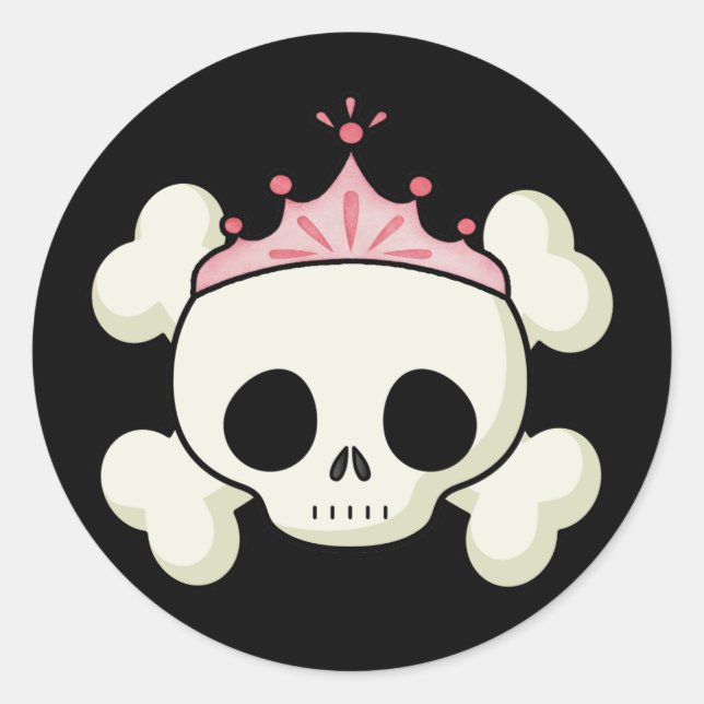 Adesivo Princesa Skull (Frente)