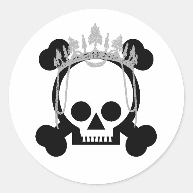 Adesivo Princesa Skulls (Frente)