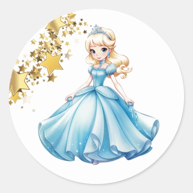 Adesivo Princesa Stickers (Frente)