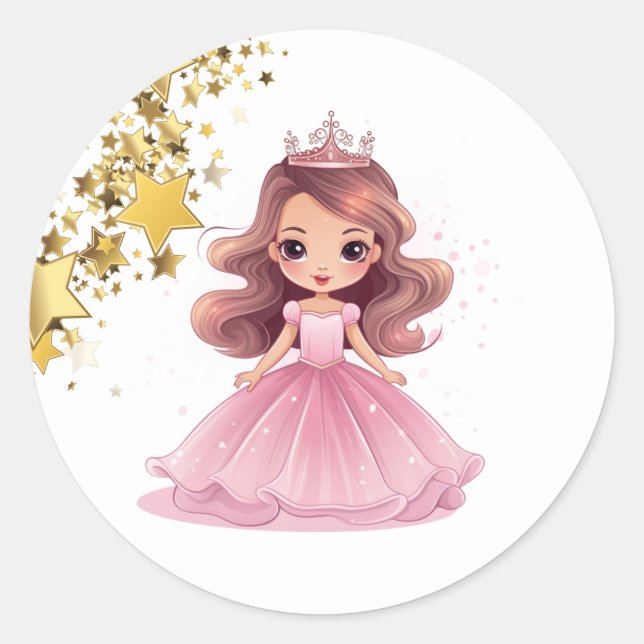 Adesivo Princesa Stickers (Frente)
