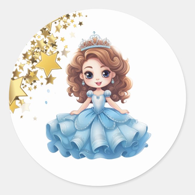 Adesivo Princesa Stickers (Frente)