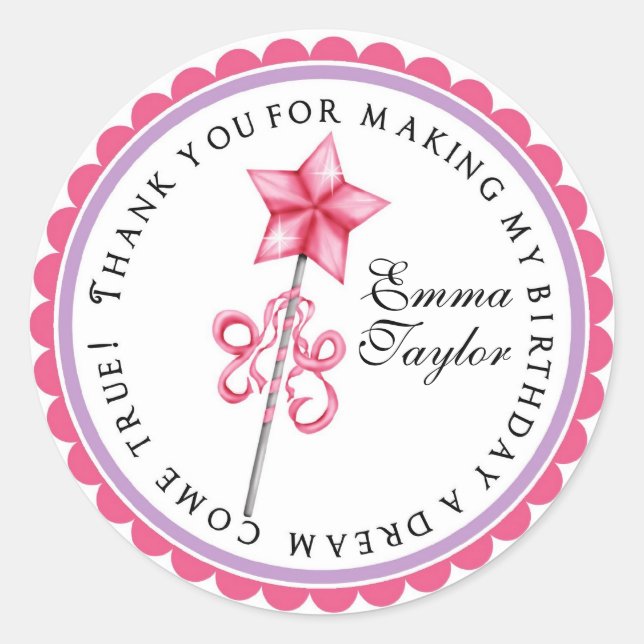 Adesivo Princesa Wand Stickers (Frente)