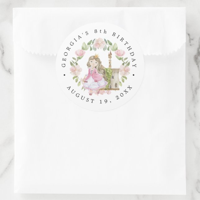 Adesivo Princesas, Cavalheiros e Dragões Conto de Fadas de (Bolsa)