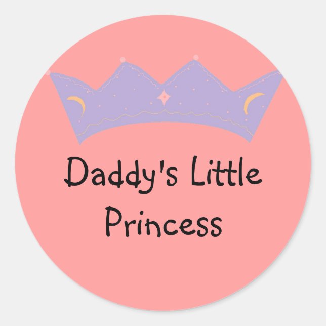 Adesivo Princesinha do Papai (Frente)