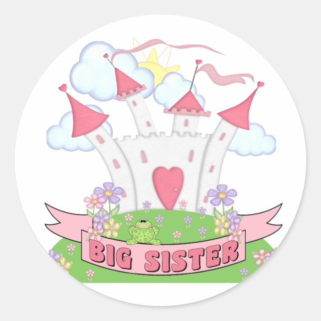 ADESIVO PRINCESS BIG SISTER (Frente)