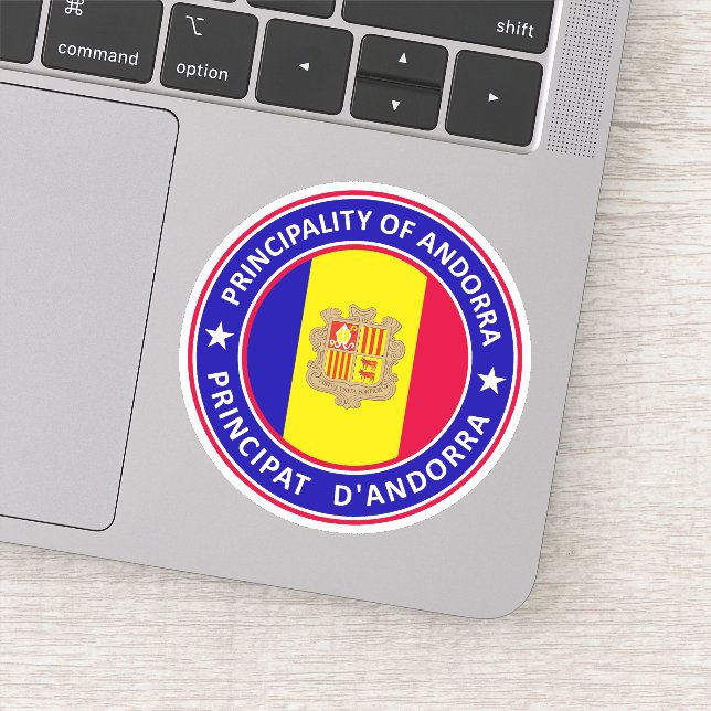 Adesivo Principado de Andorra (Detalhe)