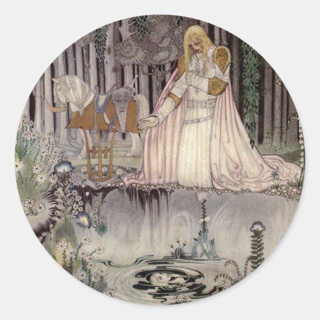 Adesivo Príncipe Charmand Face na Piscina (Frente)