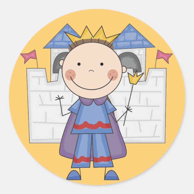 Adesivo Príncipe em Camisetas e presentes (Frente)