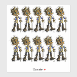 Adesivo Príncipes Afro-Americanos