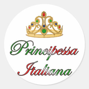 Adesivo Principessa Italiana (Princesa Italiana)