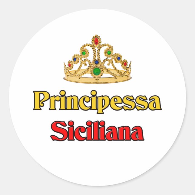 Adesivo Principessa Siciliana... (Frente)