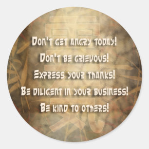 Adesivo Princípios REIKI Usui