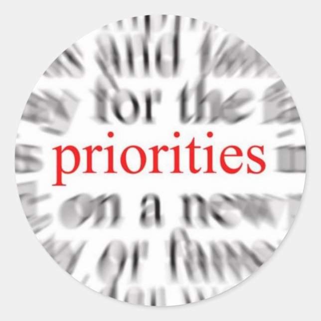 Adesivo Prioridades (Frente)