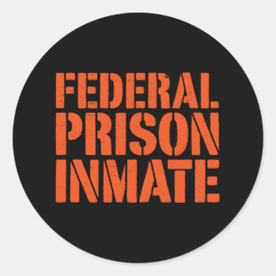 Adesivo Prisão Penitenciária Federal Preso Uniforme Número