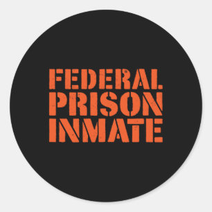 Adesivo Prisão Penitenciária Federal Preso Uniforme Número